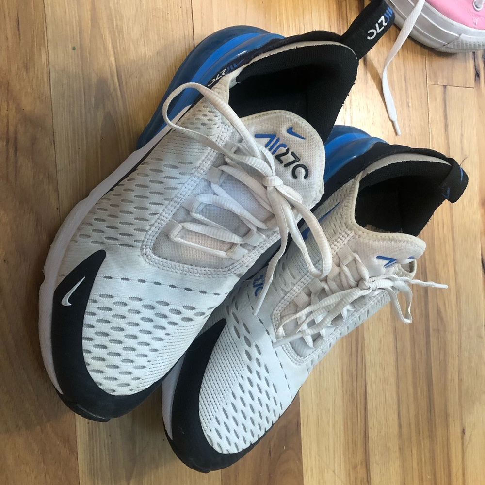 Blue Air Max 270s
